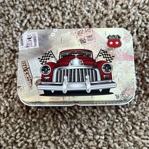 Vintage Car Design Tin Box